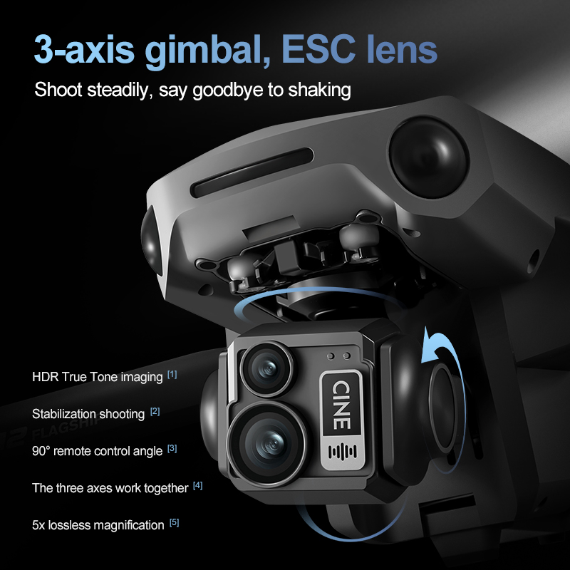 8K 3 Axis Gimbal Brushless 7.2 - Drone Gimbal 3 Axis review and price