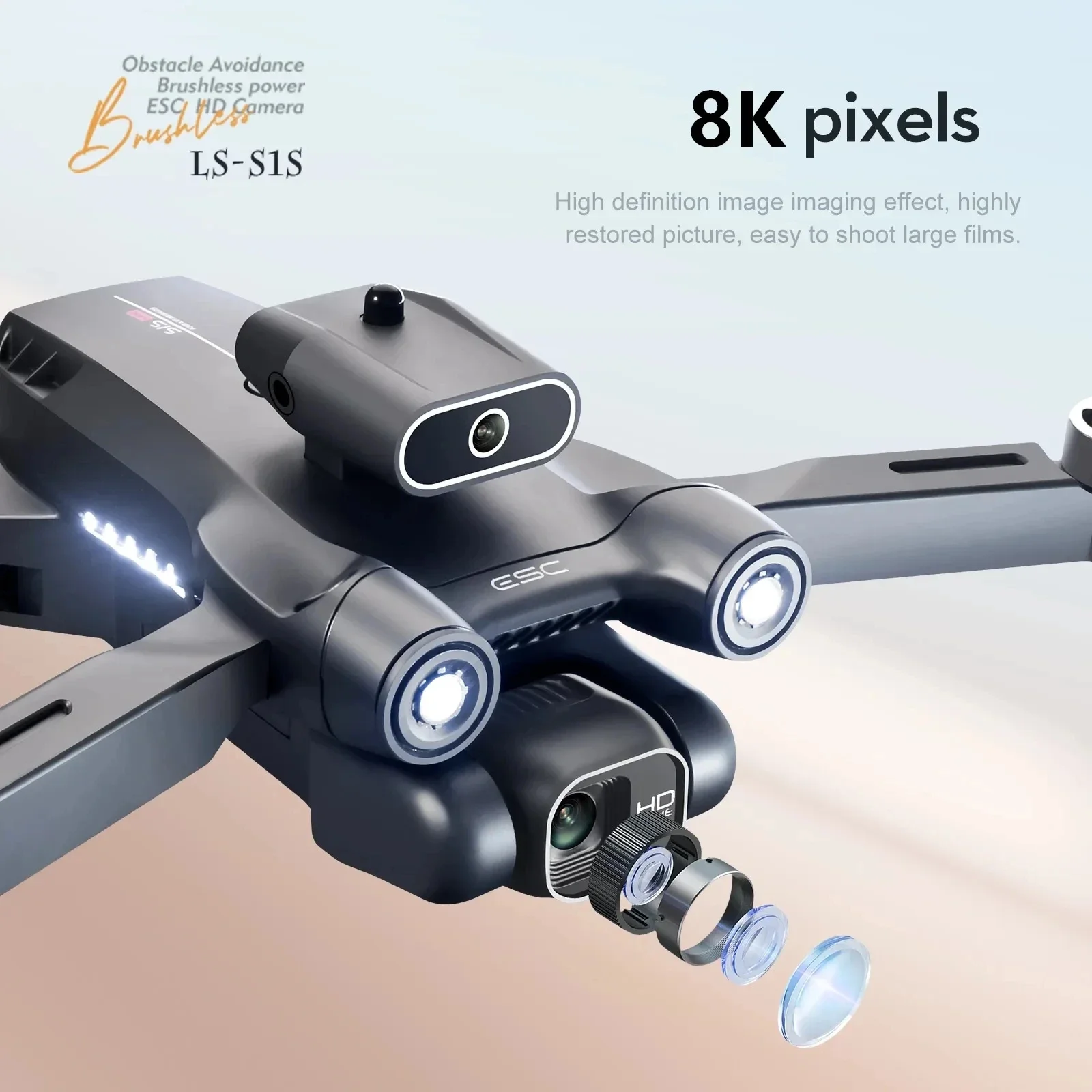 New S1S 5G GPS Drone Camera 8K - Drone Gimbal Brushless review and price