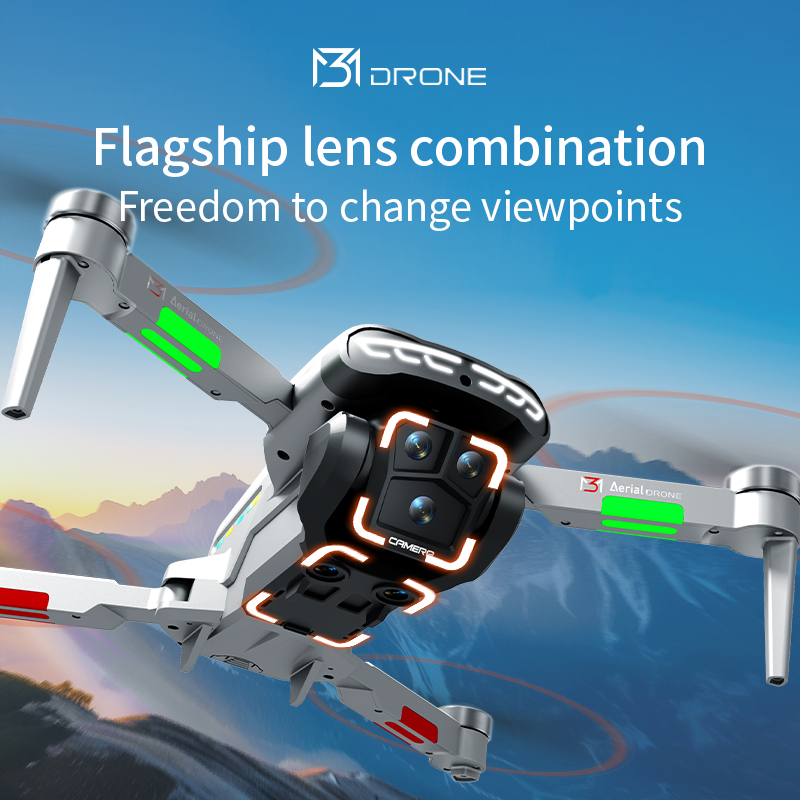 M3 Professional Drone 4K HD Ae - Drone Gimbal Brushless review and price