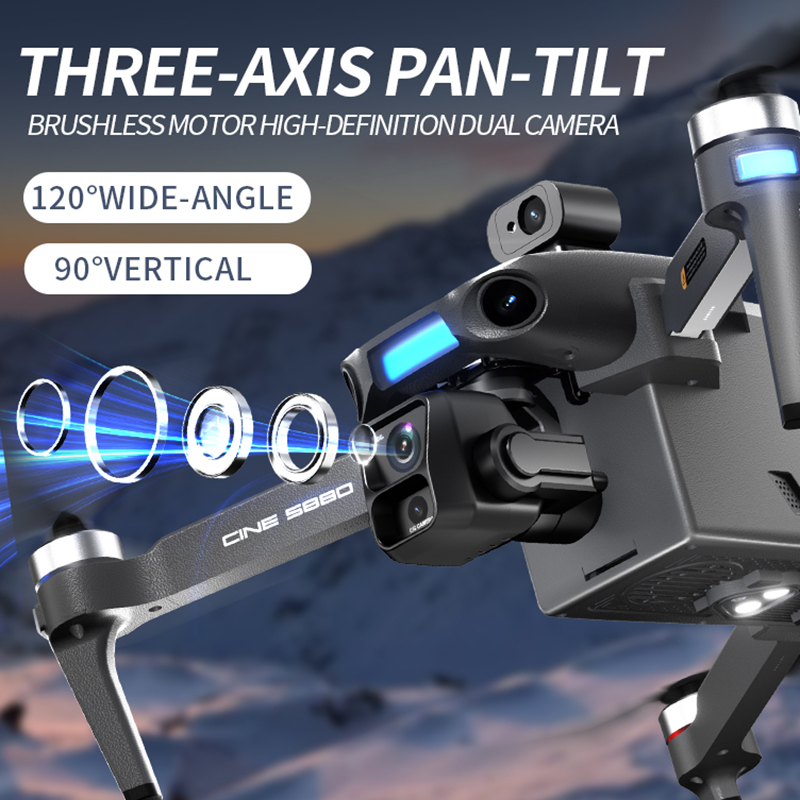 2026 New 8K Dual Camera Drone  - Drone Gimbal Brushless review and price